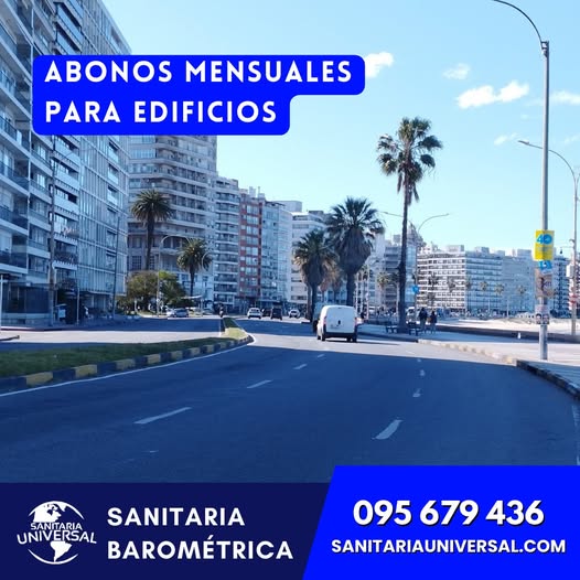 Sanitarios para edificios en Montevideo, Canelones, San Jose, Costa de oro